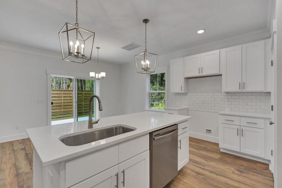 Furnished interior view inside a new home in , Awendaw (Image 12).