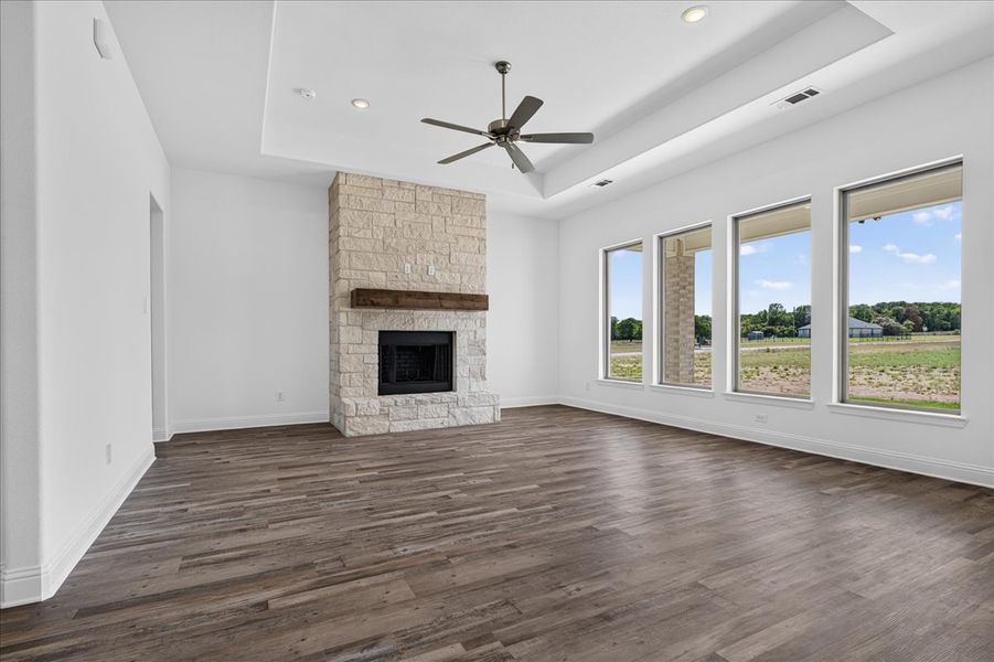 Spacious, unfurnished interior of a new home in Taylor Ranch, Springtown (Image 41).