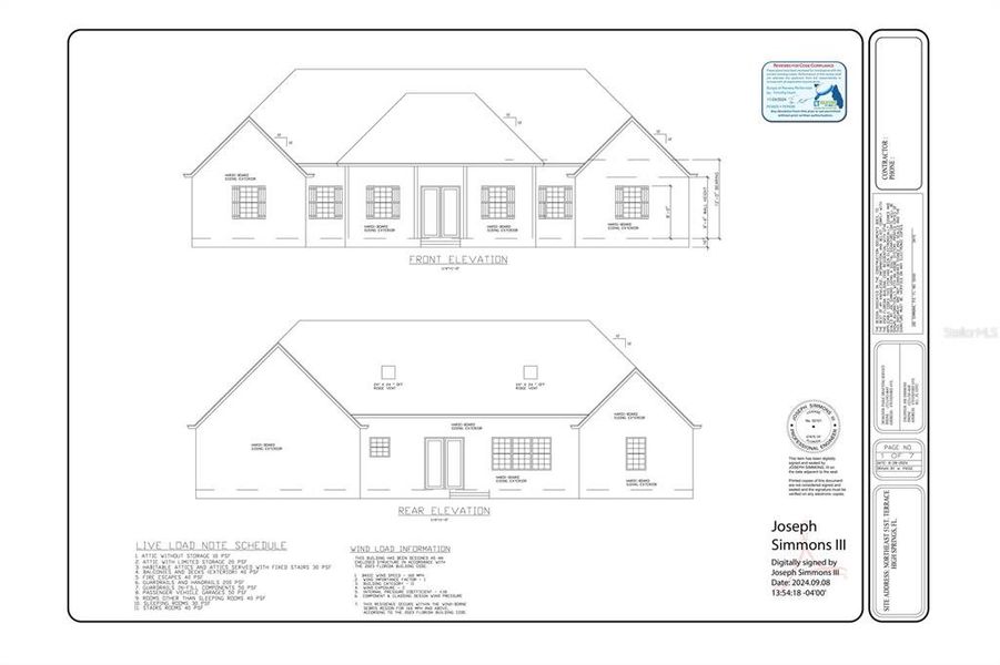 Exterior rendering of this home design in , High Springs, FL (Image 2). Exterior rendering of this home design in , High Springs, FL (Image 2).