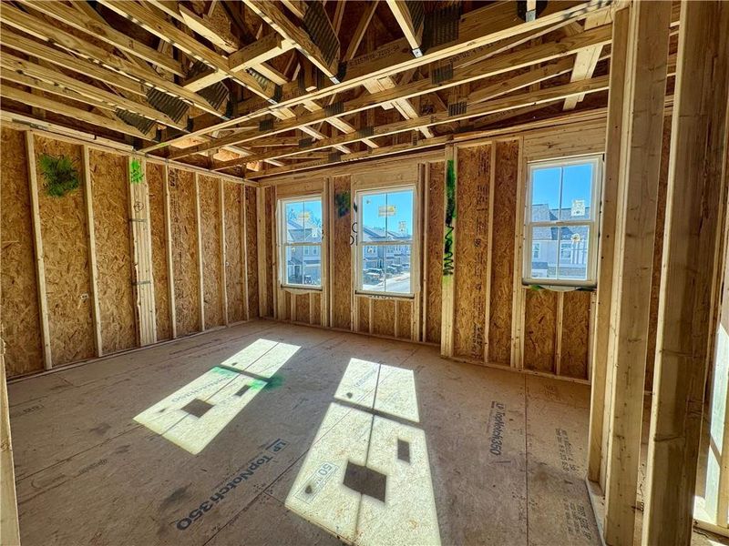 In-progress construction of a new home in Eastlyn Crossing, Flowery Branch, GA (Image 16). In-progress construction of a new home in Eastlyn Crossing, Flowery Branch, GA (Image 16).