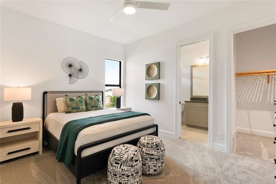 Furnished interior view inside a new home in , Odessa (Image 61).