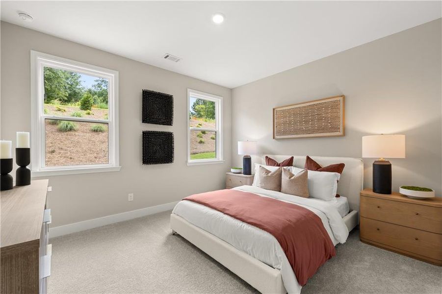 Furnished interior view inside a new home in Wellington Estates, Madison (Image 9).