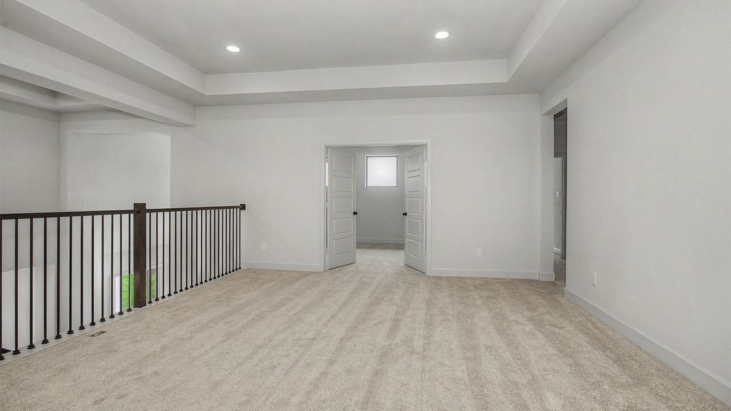 Spacious, unfurnished interior of a new home in Legacy Prairie at Katy Court, Katy (Image 12).