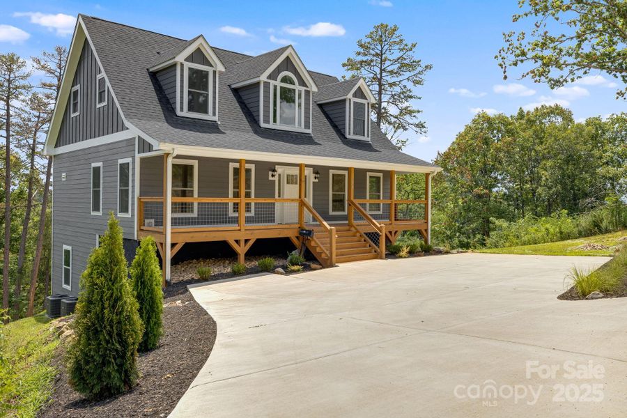 Front exterior of a new home in , Asheville, NC, highlighting curb appeal (Image 2).