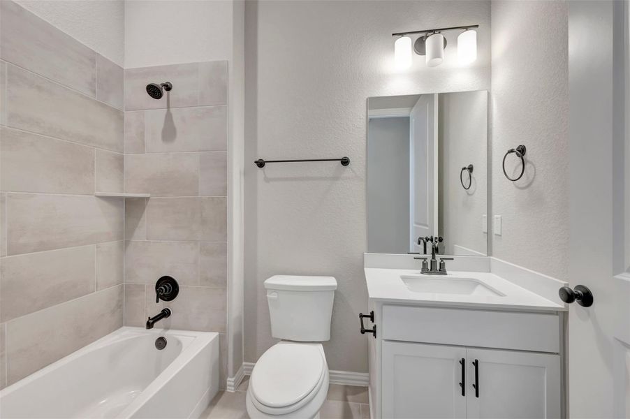 Furnished interior view inside a new home in Heritage, Dripping Springs (Image 7).