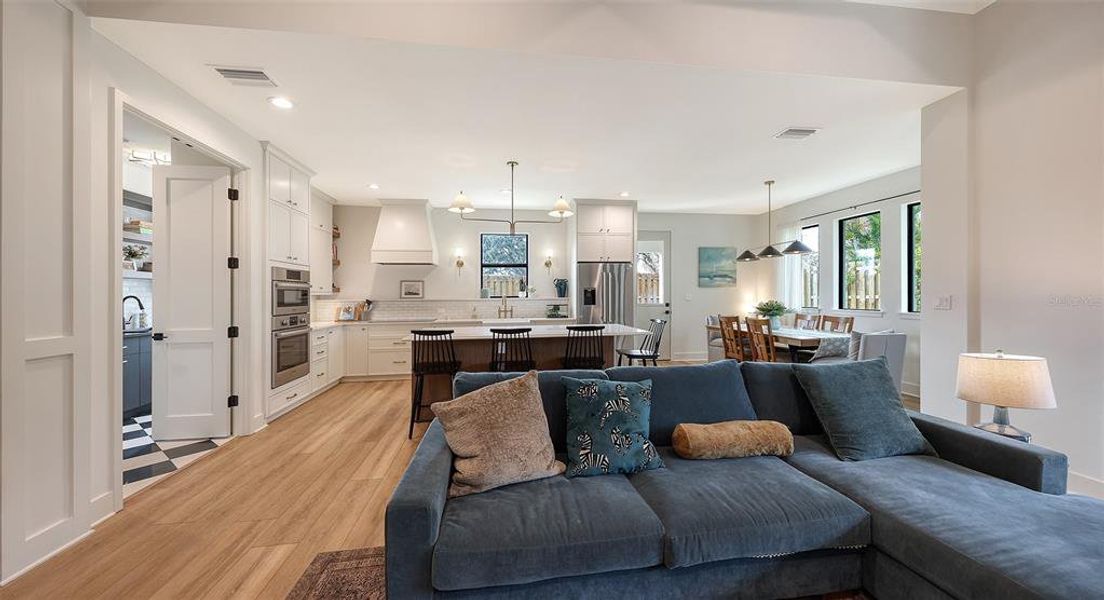 Furnished interior view inside a new home in , Sarasota (Image 54).