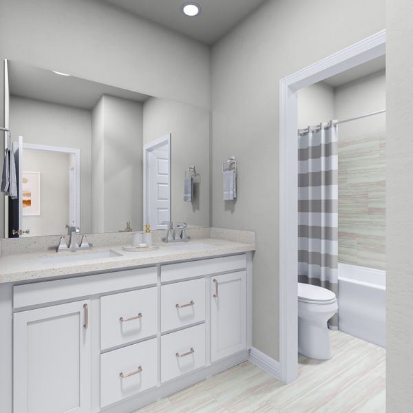 Representative furnished interior of a home built from the Longspur by Tri Pointe Homes in Clopton Farms, Montgomery (Image 25). Representative furnished interior of a home built from the Longspur by Tri Pointe Homes in Clopton Farms, Montgomery (Image 25).