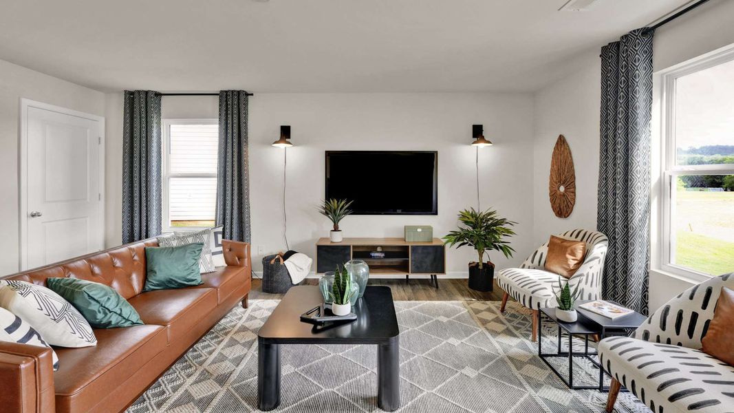Furnished interior view inside a new home in Fox Hollow, Dalton (Image 13).
