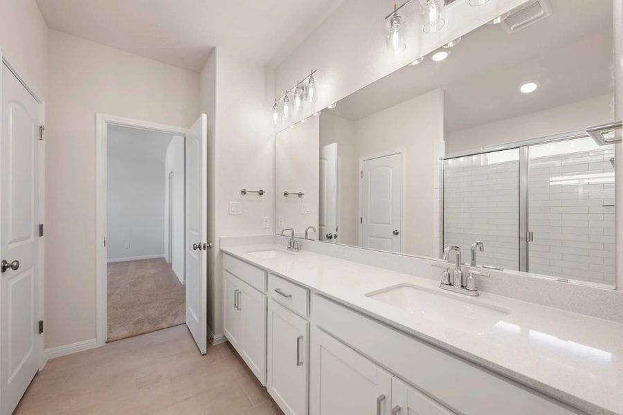 Furnished interior view inside a new home in Cannon Ranch, Dripping Springs (Image 14).
