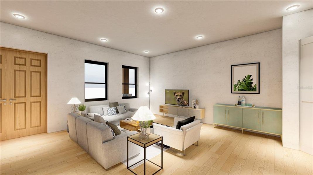 Furnished interior view inside a new home in , Tampa (Image 5).