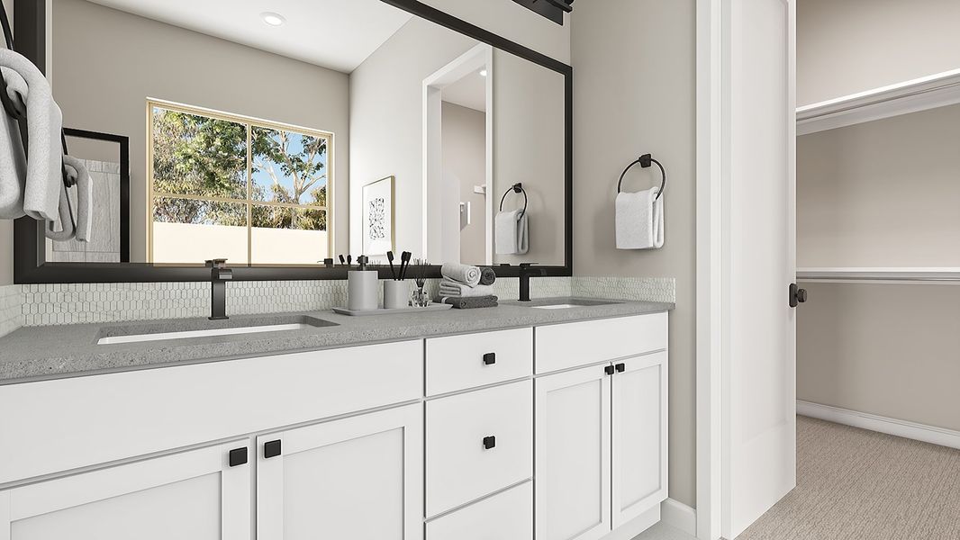 Representative furnished interior of a home built from the Granite Plan 3505 by Tri Pointe Homes in Soleo, San Tan Valley (Image 9).