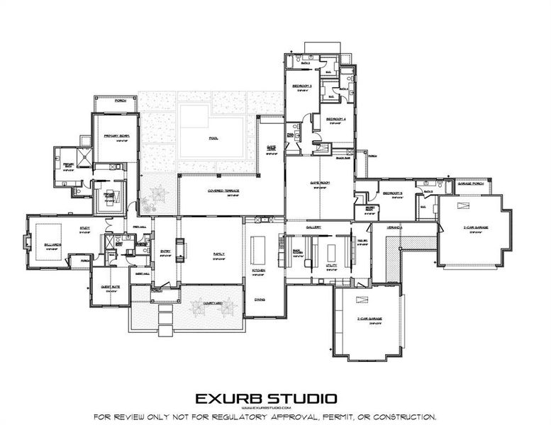 2D floor plan layout of this home in , Southlake, TX (Image 3). 2D floor plan layout of this home in , Southlake, TX (Image 3).