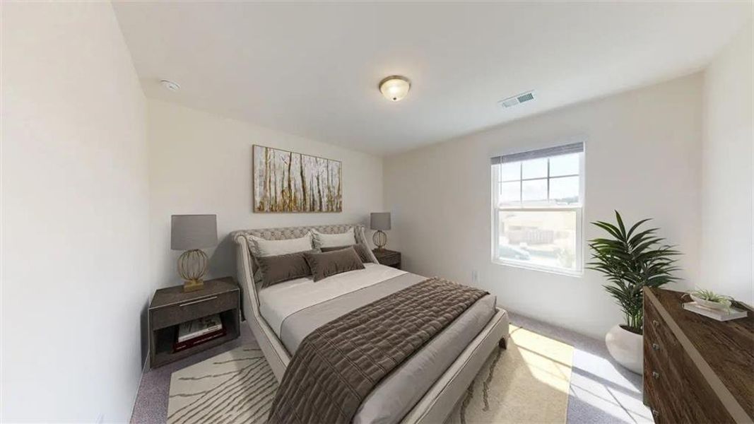 Furnished interior view inside a new home in Silverton, Dacula (Image 6).