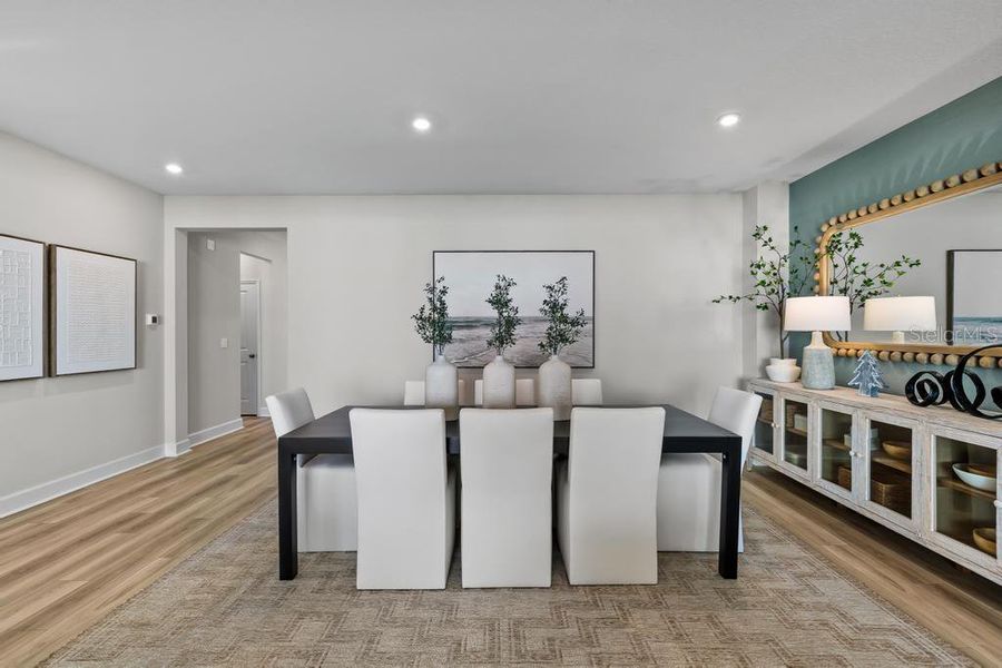 Furnished interior view inside a new home in The Cypress Series at Reserve East, Flagler Beach (Image 13).