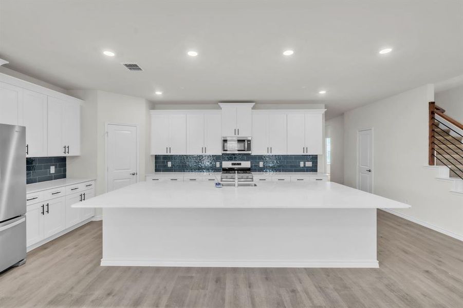 Furnished interior view inside a new home in The Landing at Hidden Lakes, McKinney (Image 6).