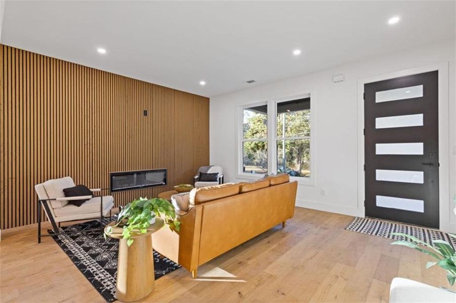 Furnished interior view inside a new home in , Atlanta (Image 13).