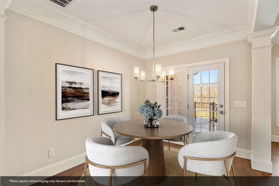 Furnished interior view inside a new home in Walnut Grove, Easley (Image 8).
