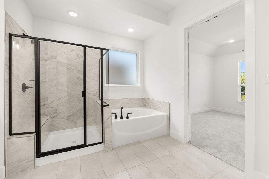 Furnished interior view inside a new home in Union Park, Little Elm (Image 5).