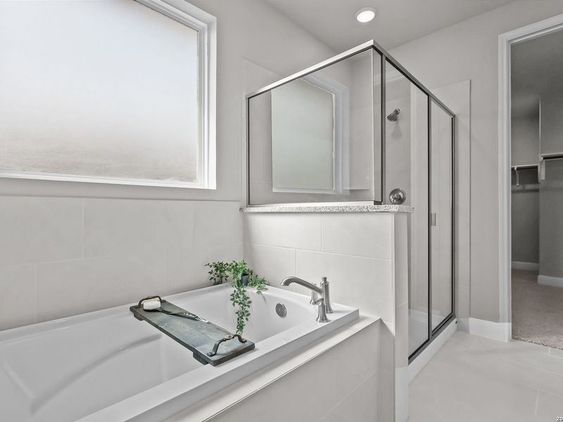 Furnished interior view inside a new home in Ladera, San Antonio (Image 33).