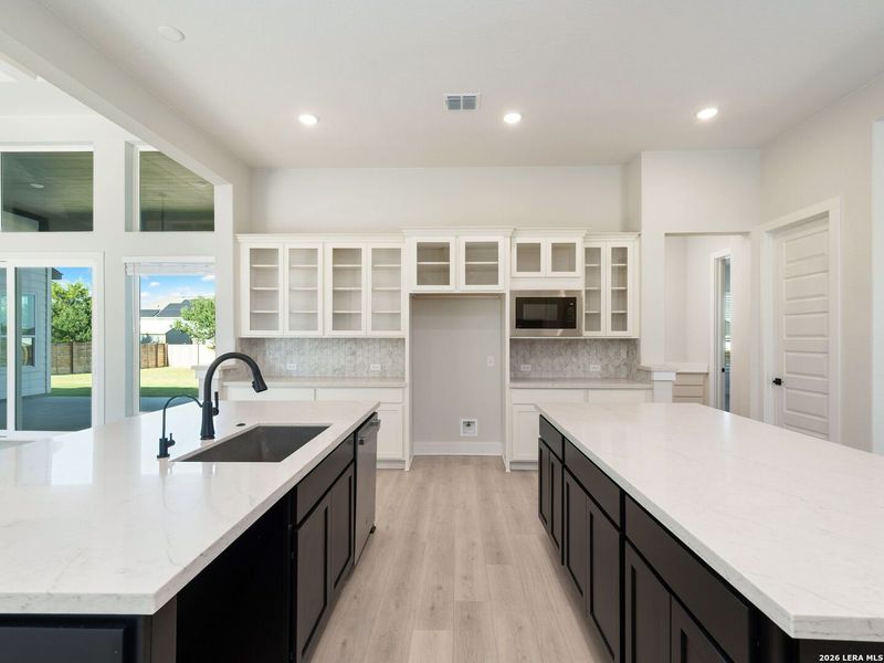 Furnished interior view inside a new home in Potranco Oaks 100's, Castroville (Image 12). Furnished interior view inside a new home in Potranco Oaks 100's, Castroville (Image 12).