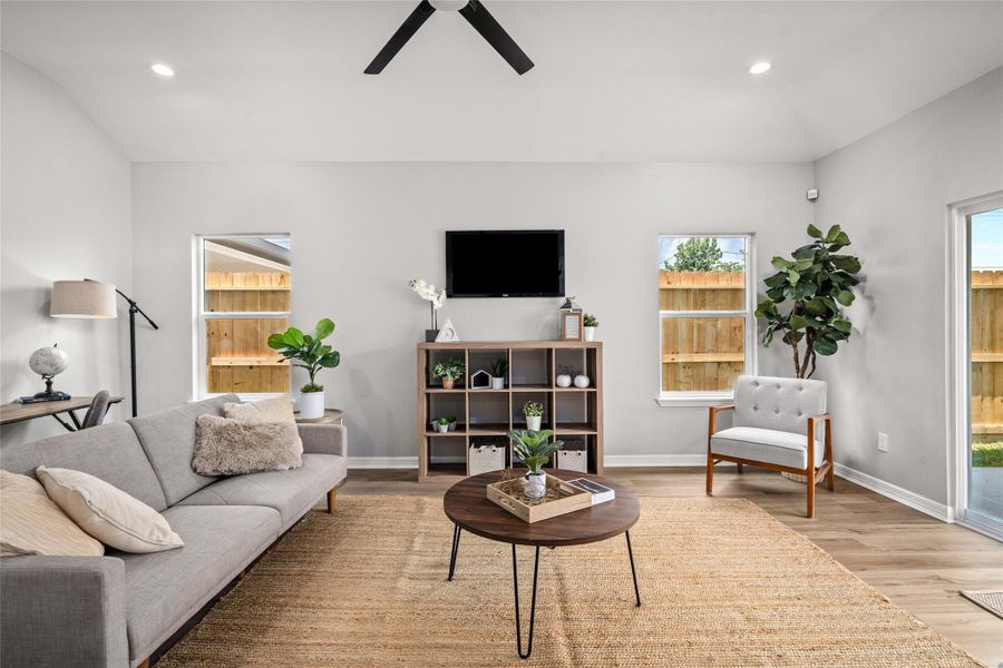 Furnished interior view inside a new home in , Houston (Image 34).