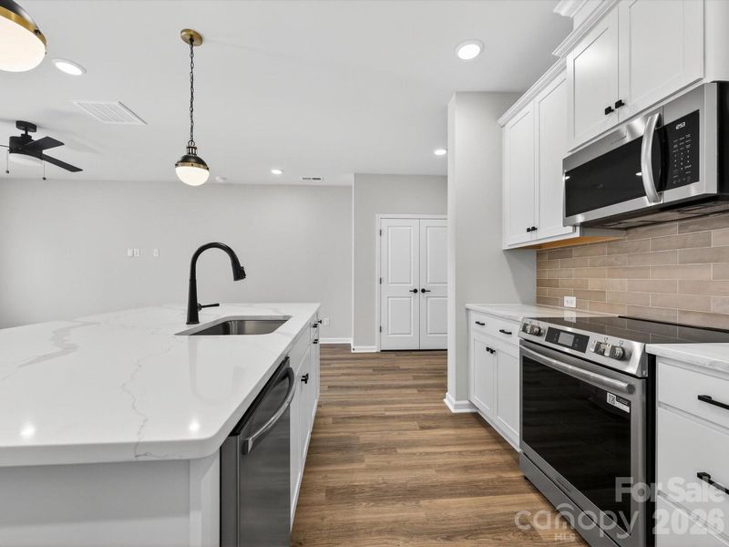 Furnished interior view inside a new home in Westview Towns, Waxhaw (Image 12).
