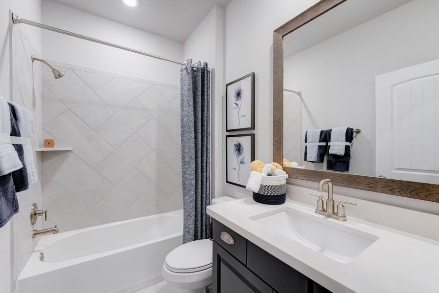 Representative furnished interior of a home built from the Grand Rouge by Beazer Homes in Bridgeland: Signature Collection, Cypress (Image 17).