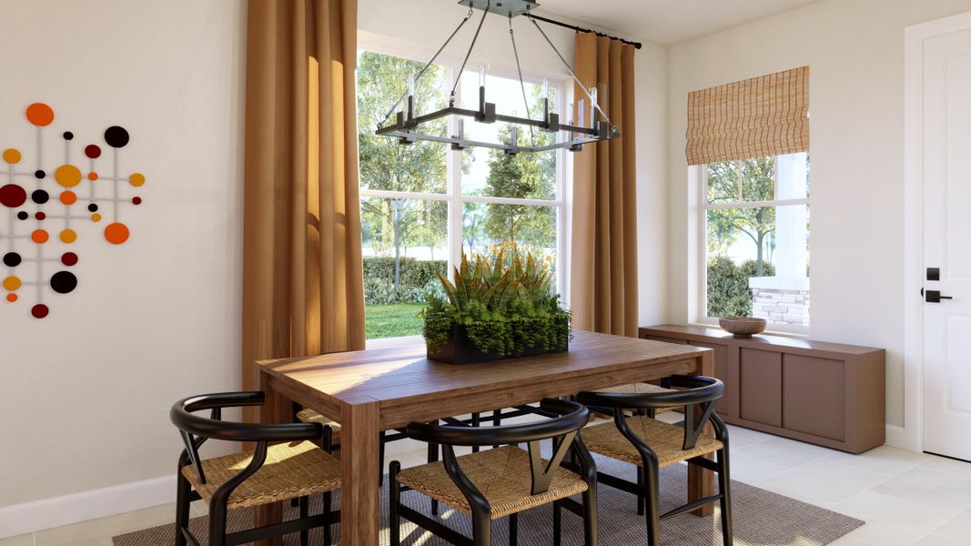 Representative furnished interior of a home built from the Splendor by Risewell Homes in Spring Walk at The Junction, Debary (Image 10).