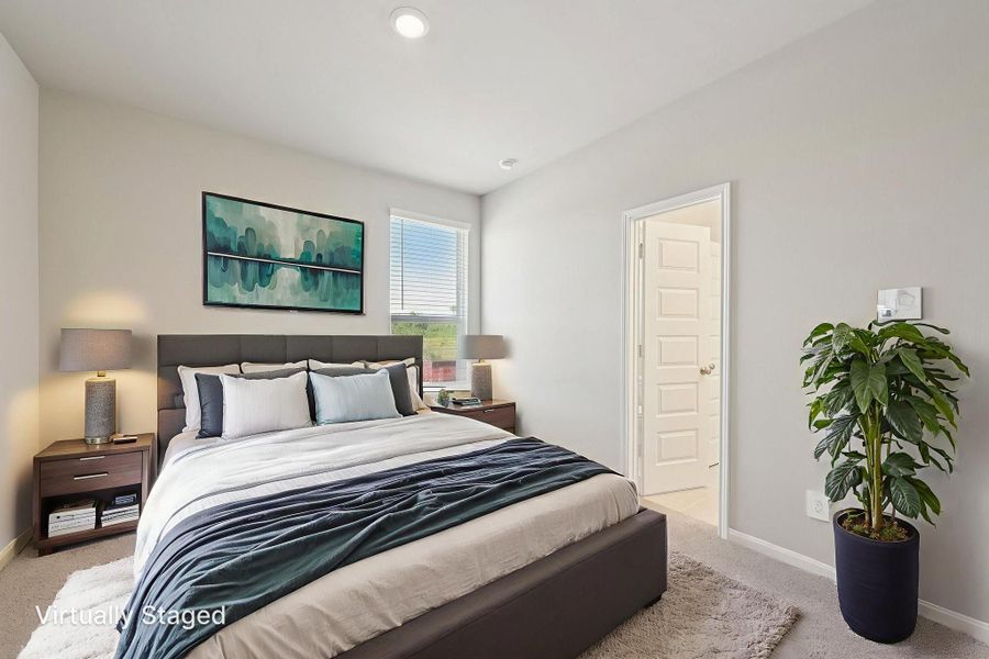 Furnished interior view inside a new home in , Atascocita (Image 30).