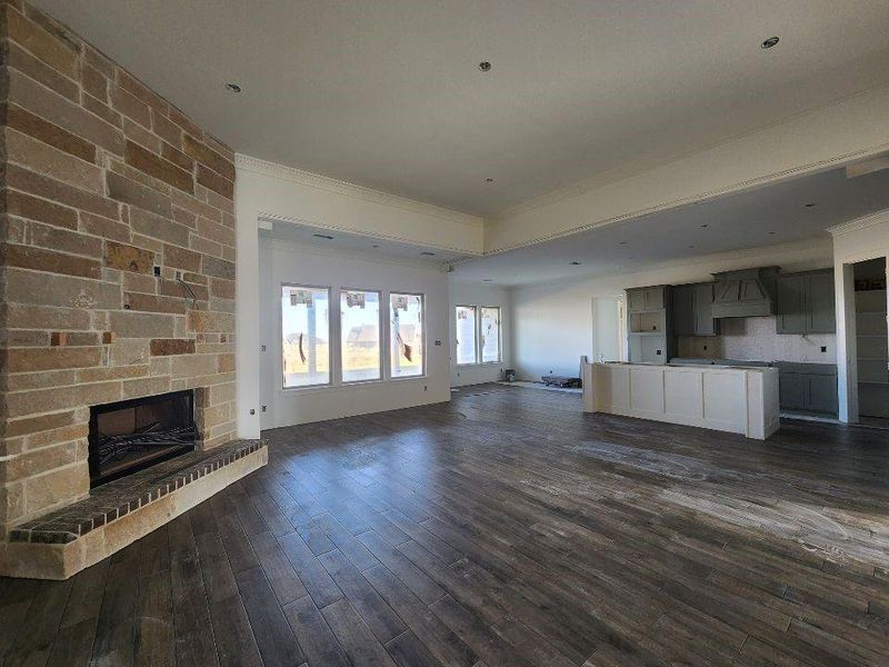 In-progress construction of a new home in Rocky Top, Krum, TX (Image 13).