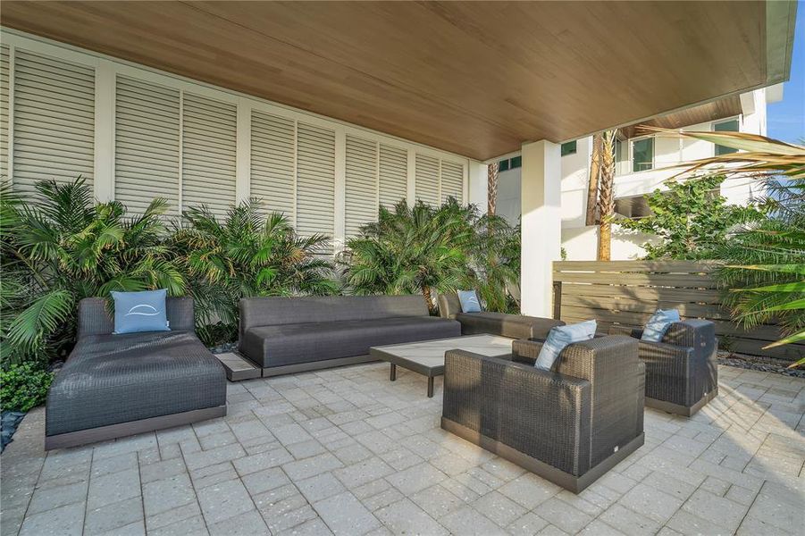 Exterior details and patio area of a home in , Sarasota (Image 26). Exterior details and patio area of a home in , Sarasota (Image 26).
