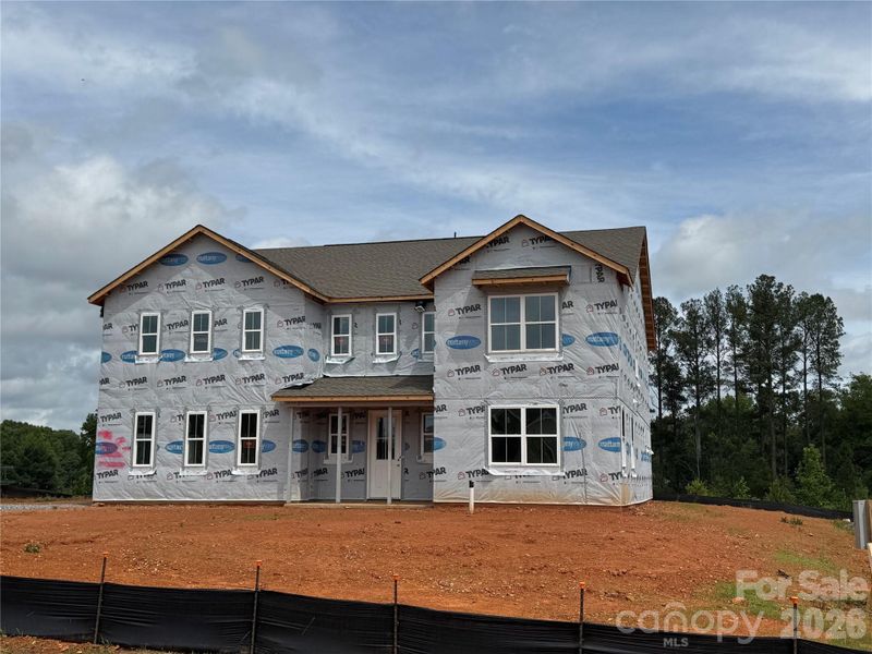 In-progress construction of a new home in Blair Place, Monroe, NC (Image 32).
