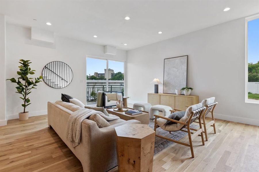 Furnished interior view inside a new home in , Dallas (Image 4). Furnished interior view inside a new home in , Dallas (Image 4).