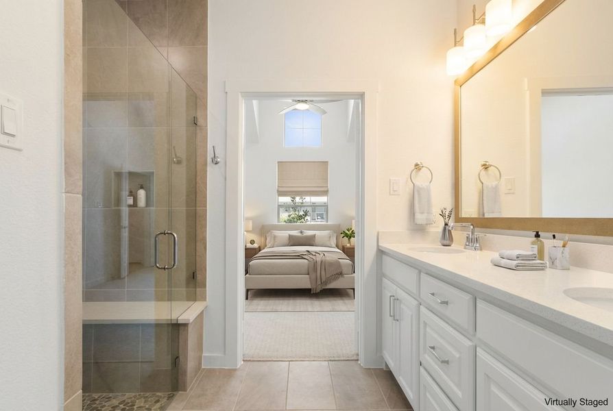 Furnished interior view inside a new home in Woodbridge Villas, Wylie (Image 6).