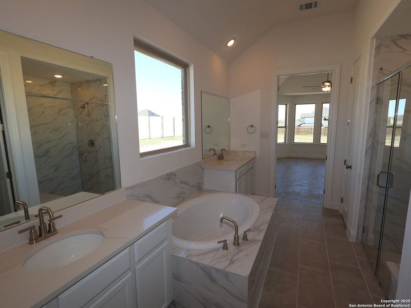 Furnished interior view inside a new home in Everly Estates, San Antonio (Image 9).