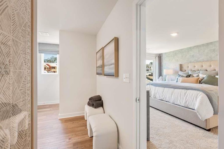 Furnished interior view inside a new home in Azalea Square Townhomes, Lawrenceville (Image 18).