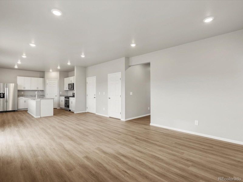 Spacious, unfurnished interior of a new home in Revere at Johnstown, Johnstown (Image 16). Spacious, unfurnished interior of a new home in Revere at Johnstown, Johnstown (Image 16).