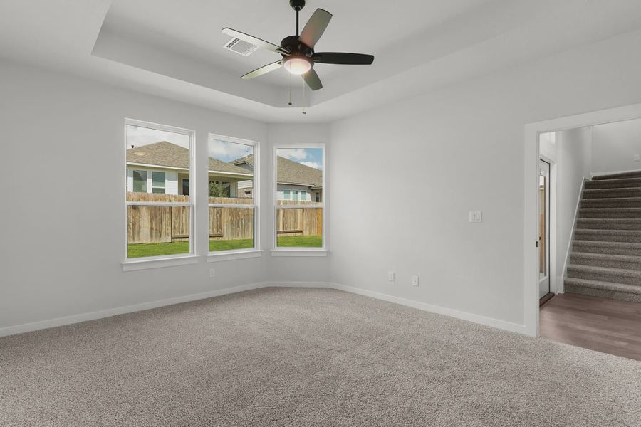 Representative unfurnished interior of a home built from the Julia by Chesmar Homes in Nolina, Georgetown (Image 10).