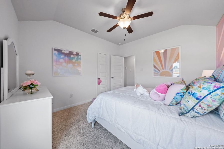 Furnished interior view inside a new home in Applewhite Meadows, San Antonio (Image 2). Furnished interior view inside a new home in Applewhite Meadows, San Antonio (Image 2).