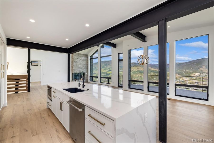Furnished interior view inside a new home in , Silverthorne (Image 6).