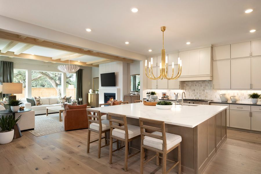 Representative furnished interior of a home built from the 5001 by Risewell Homes in Freedom at Anthem, Kyle (Image 5). Representative furnished interior of a home built from the 5001 by Risewell Homes in Freedom at Anthem, Kyle (Image 5).