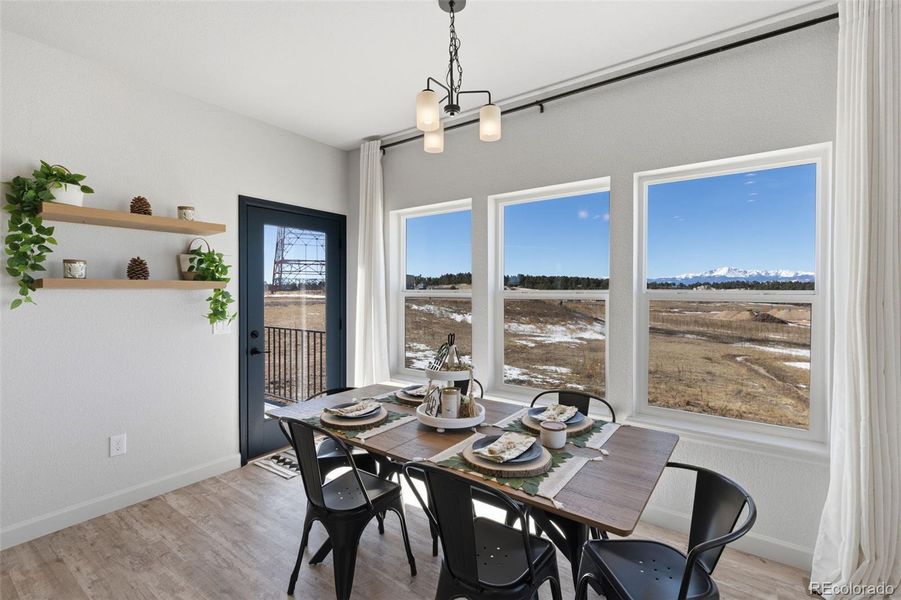 Furnished interior view inside a new home in , Colorado Springs (Image 16).
