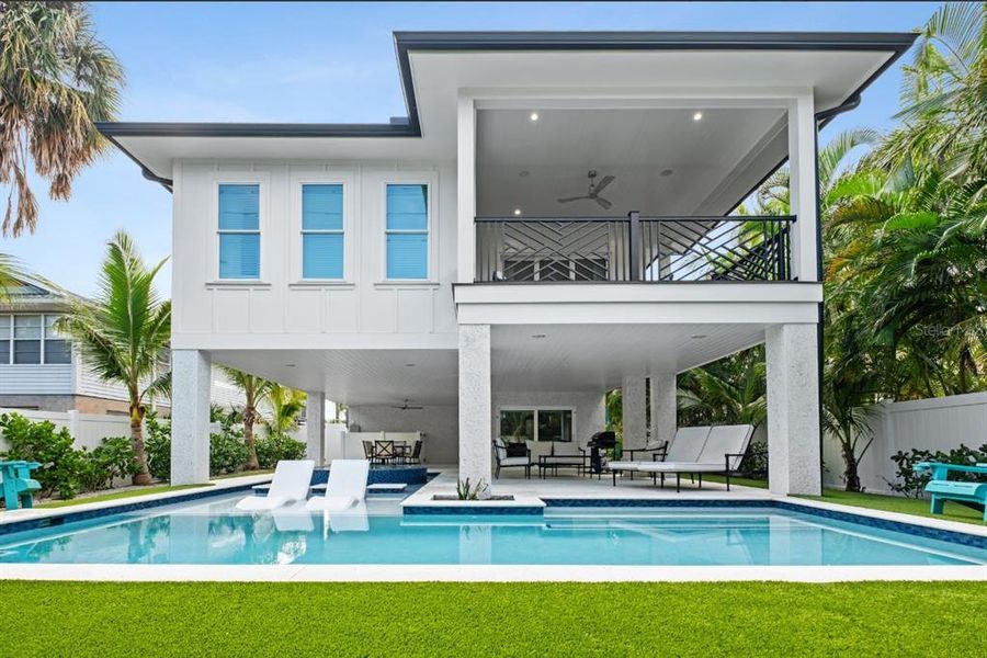 Exterior details and patio area of a home in , Anna Maria (Image 26). Exterior details and patio area of a home in , Anna Maria (Image 26).