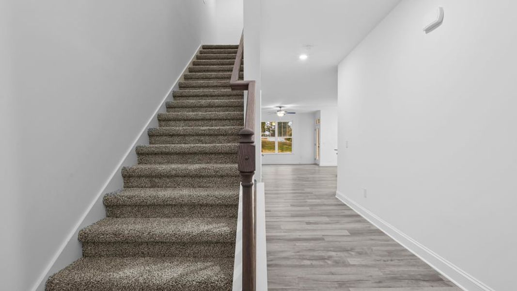 Representative unfurnished interior of a home built from the End Unit by D.R. Horton in Pearson Road Townhomes, Easley (Image 14).