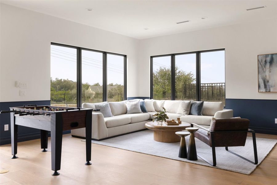 Furnished interior view inside a new home in , Austin (Image 16). Furnished interior view inside a new home in , Austin (Image 16).