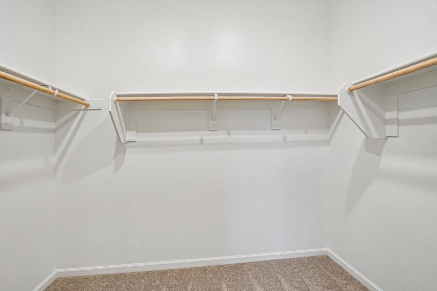 Primary walk in closet