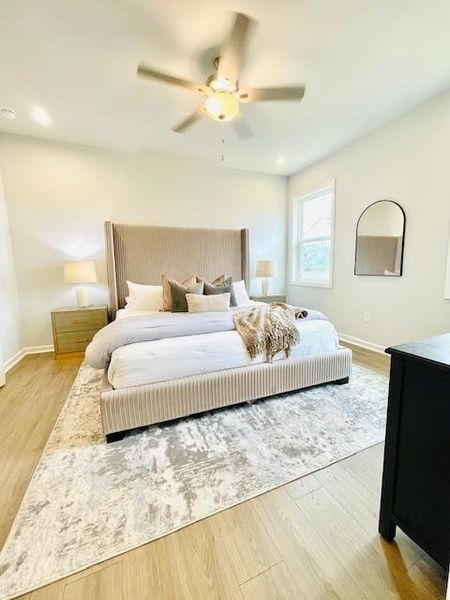 Furnished interior view inside a new home in Towne Village at Suwanee Dam, Sugar Hill (Image 15).