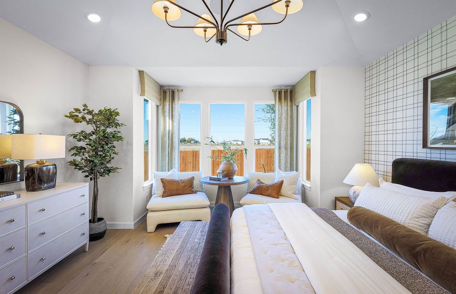 Representative furnished interior of a home built from the Sanford by Pulte Homes in Kuempel Farms, Pflugerville (Image 56).