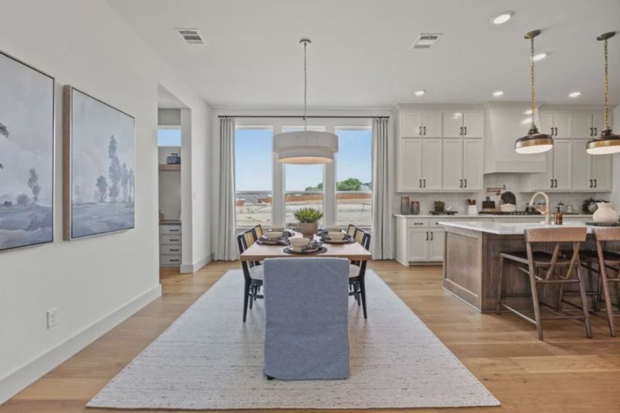 Furnished interior view inside a new home in Uptown Celina, Celina (Image 16).