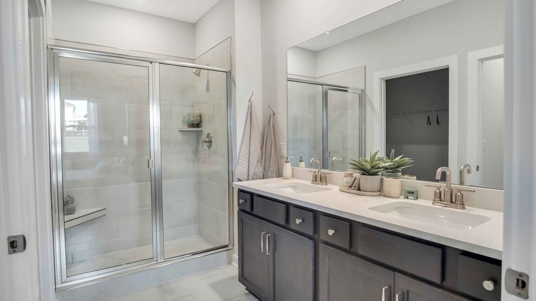 Furnished interior view inside a new home in Nexus South, Gallatin (Image 8).